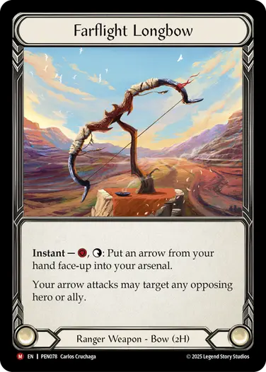 【EN】[Ranger] Farflight Longbow/遠射の長弓 (武器)「M」〔PEN078〕