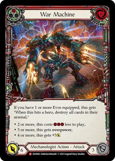 【EN】[Mechanologist] War Machine 「M」〔EVO056〕