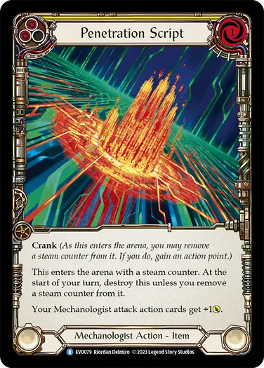 【EN】《Rainbow Foil》[Mechanologist] Penetration Script 「R」〔EVO079〕