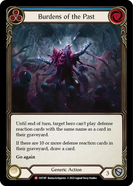 【EN】《Rainbow Foil》[Generic] Burdens of the Past 「M」〔OUT187〕