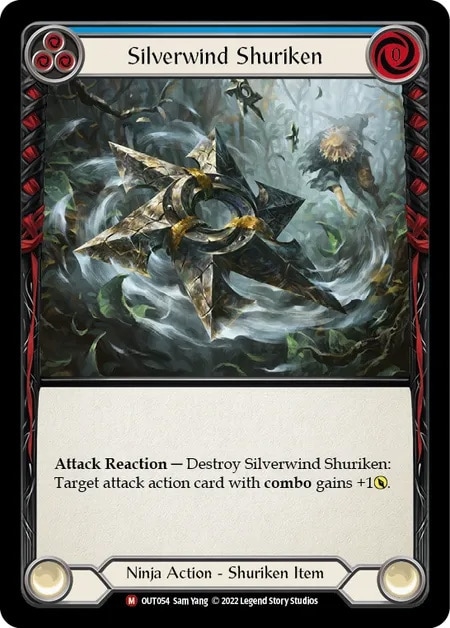 【EN】[Ninja] Silverwind Shuriken 「M」〔OUT054〕