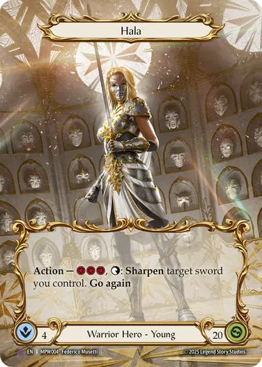 【EN】《Cold Foil》[Warrior] Hala/ハーラ (ヒーロー)「Marvel」〔MPW004〕
