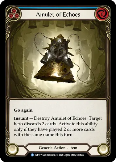 【EN】[Generic] Amulet of Echoes 「R」〔EVR177〕