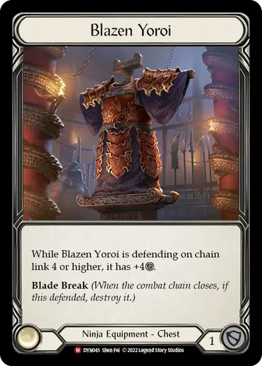 【EN】[Ninja] Blazen Yoroi 「M」〔DYN045〕
