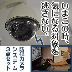 スピードドームジョイスティック付防犯カメラシステム