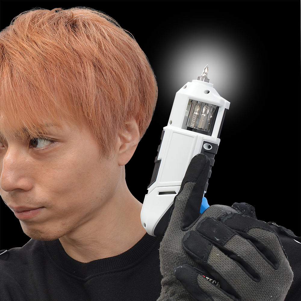リボルバービット交換電動ドライバー「ドリボルバー」