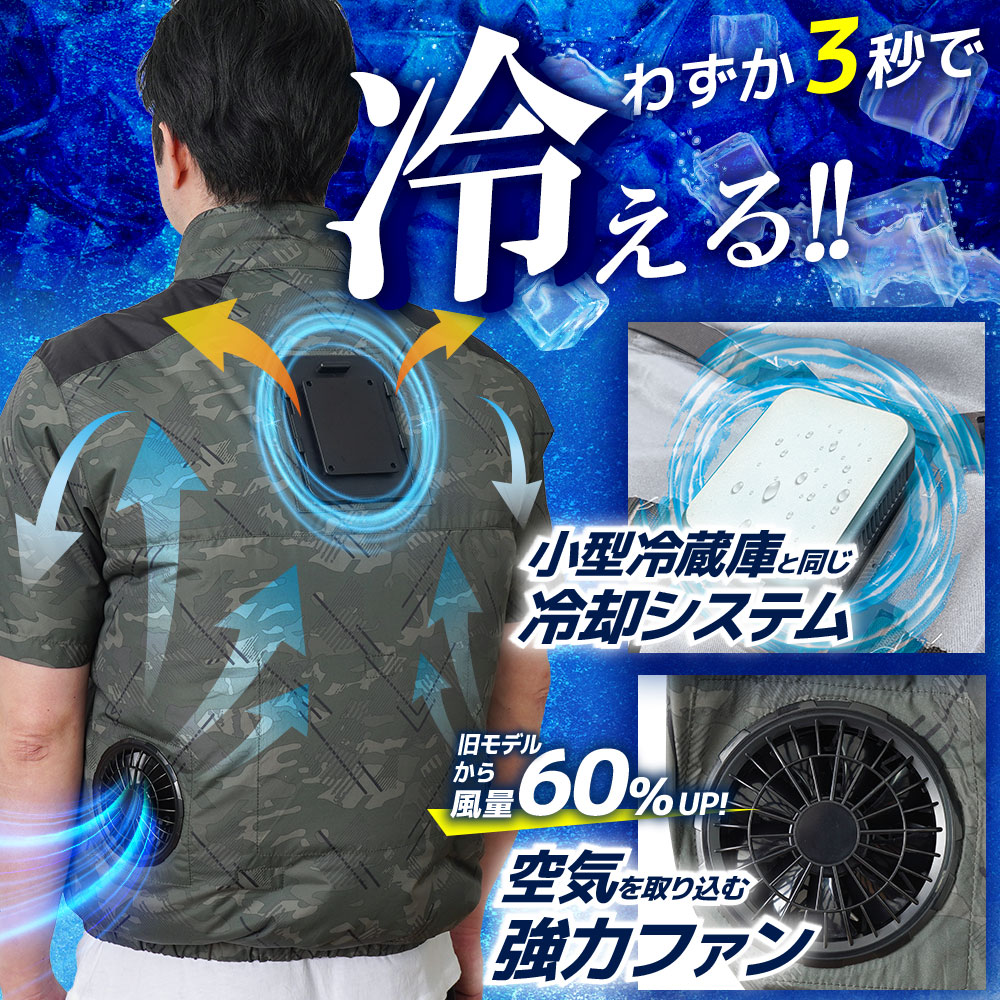 週末限定お値下げです ⭐️新商品 冷蔵服4 半袖タイプ‼️ 圧倒的に冷える「冷蔵服4 半袖」 | THANKO