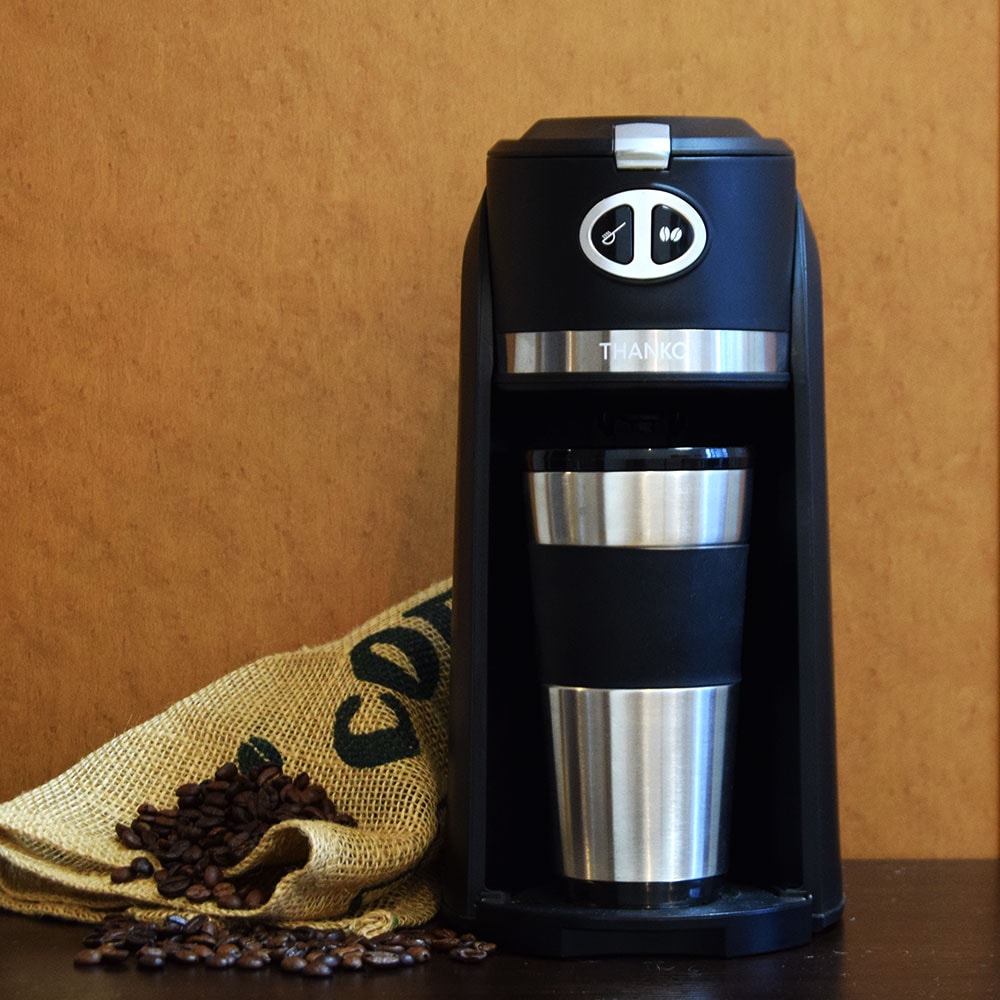 家庭用　小型コーヒーメーカー　新品未開封 豆から作れるお一人様全自動コーヒーメーカー 「俺のバリスタ」 | THANKO