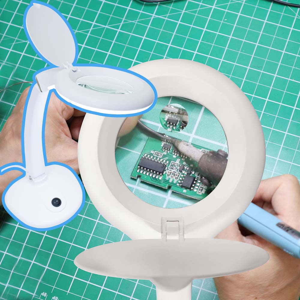 30LEDライト付きスタンドルーペ | THANKO