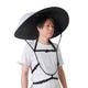 超コンパクト収納　折りたたみ式ハンズフリー日傘