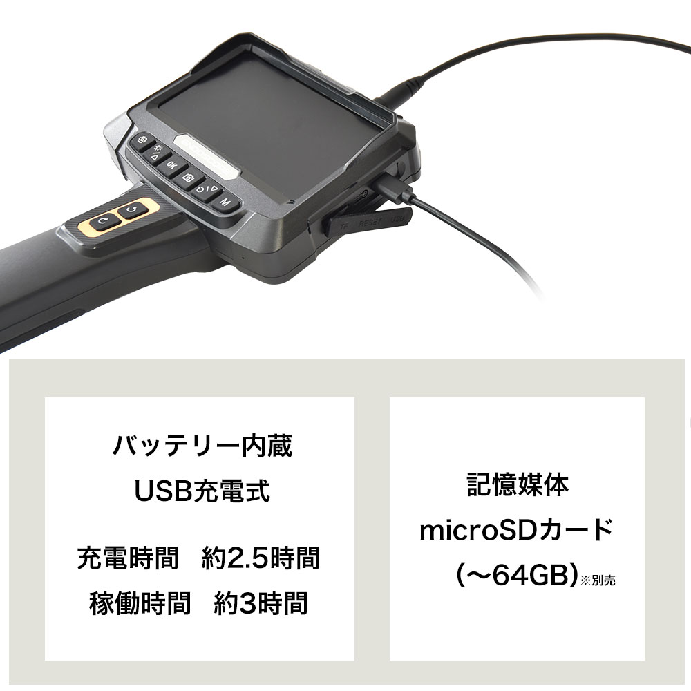 2カメラ360度回転式内視鏡 | THANKO