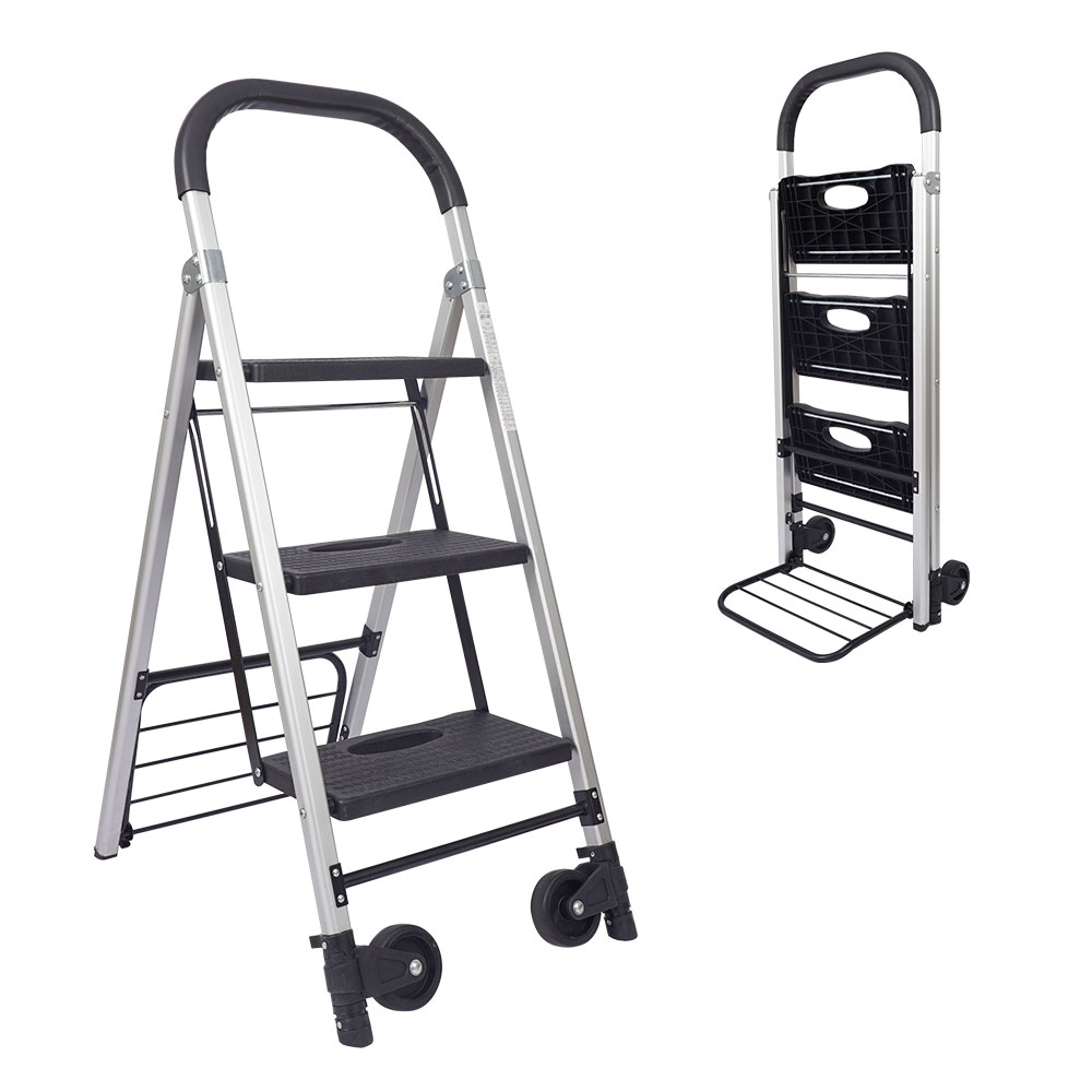 脚立にもなるアルミカート | THANKO