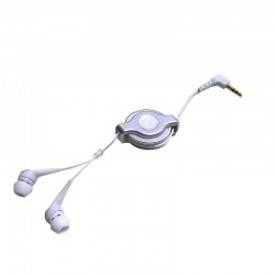 iBud retractable earphone ホワイトモデル