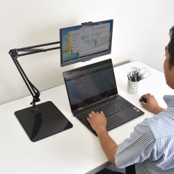 超安定モバイルディスプレイ＆タブレットスプリングアームスタンド