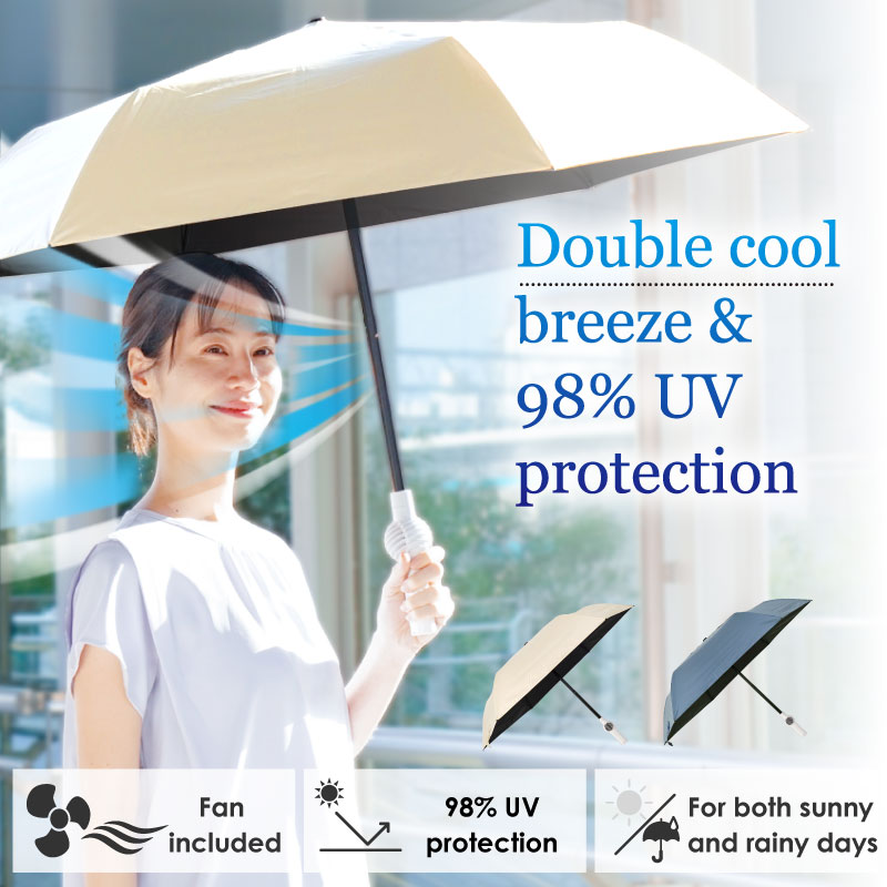 [English] Fanbrella Pole Parasol