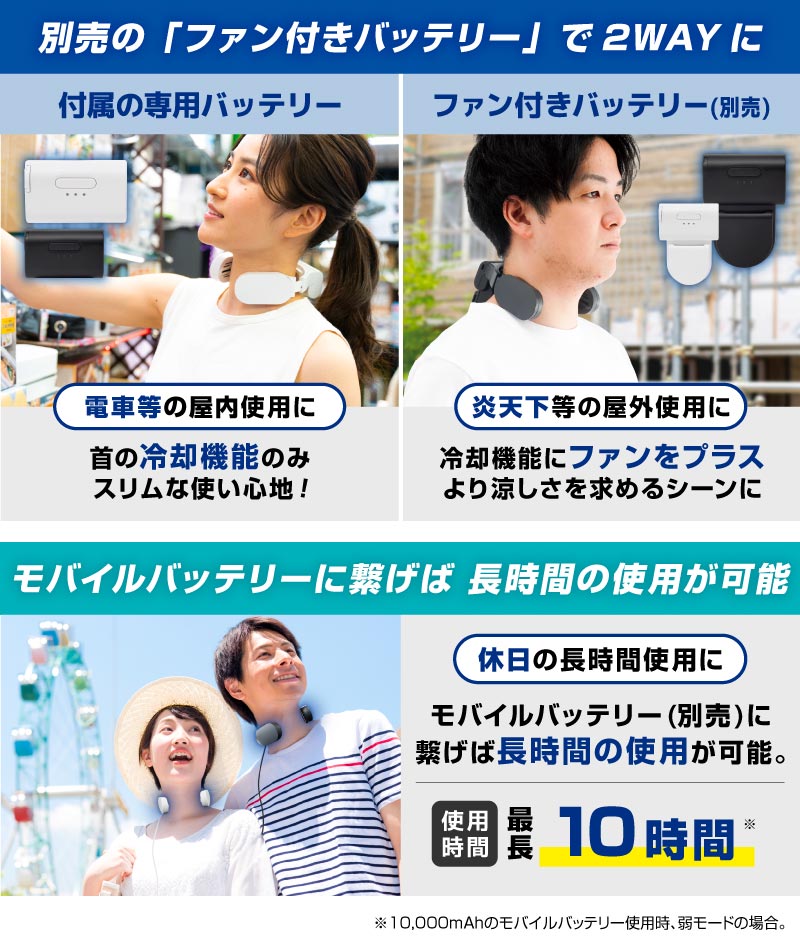 ネッククーラーSlim【シリーズ累計110万台出荷突破記念キャンペーン  