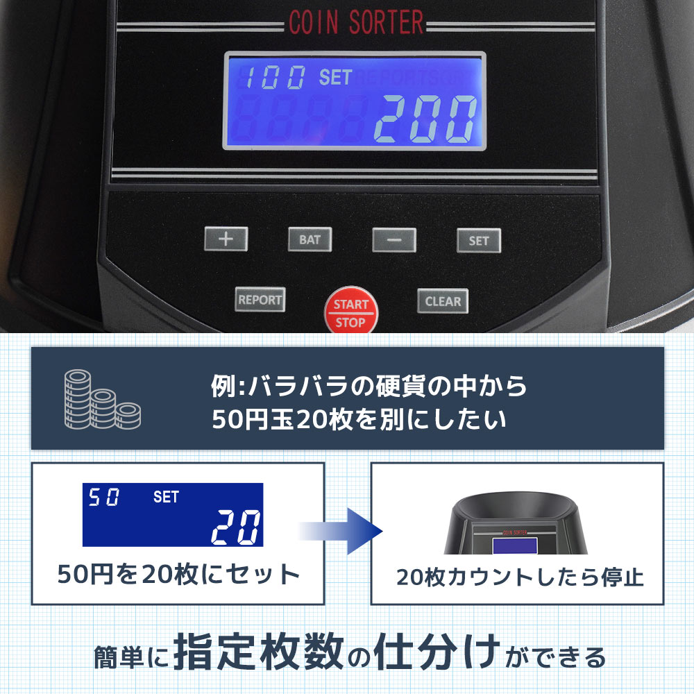 【新品同様】 電動オートコインカウンター Coin Sorter サンコー 電動オートコインカウンター | 【公式】サンコー通販サイト