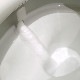 もこもこ泡で飛び跳ね抑制「後付けトイレバブル洗浄機」　