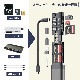 高速リーダー機能付きアルミメモリーカードケース