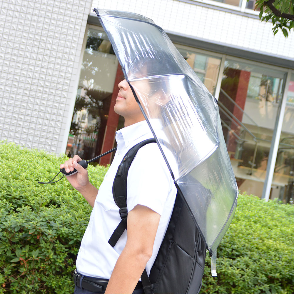 自動開閉式折りたたみビニール傘 クリアンブレラ 公式 サンコー通販オンラインショップ 自動開閉式折りたたみビニール傘 クリアンブレラ 公式 サンコー通販オンラインショップ