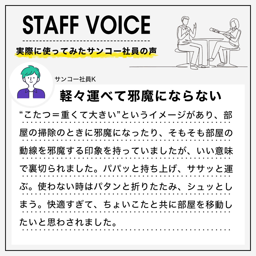 ちょいこた　サンコー　THANKO C】お手軽こたつ「ちょいこた」[アウトレット] | 【公式