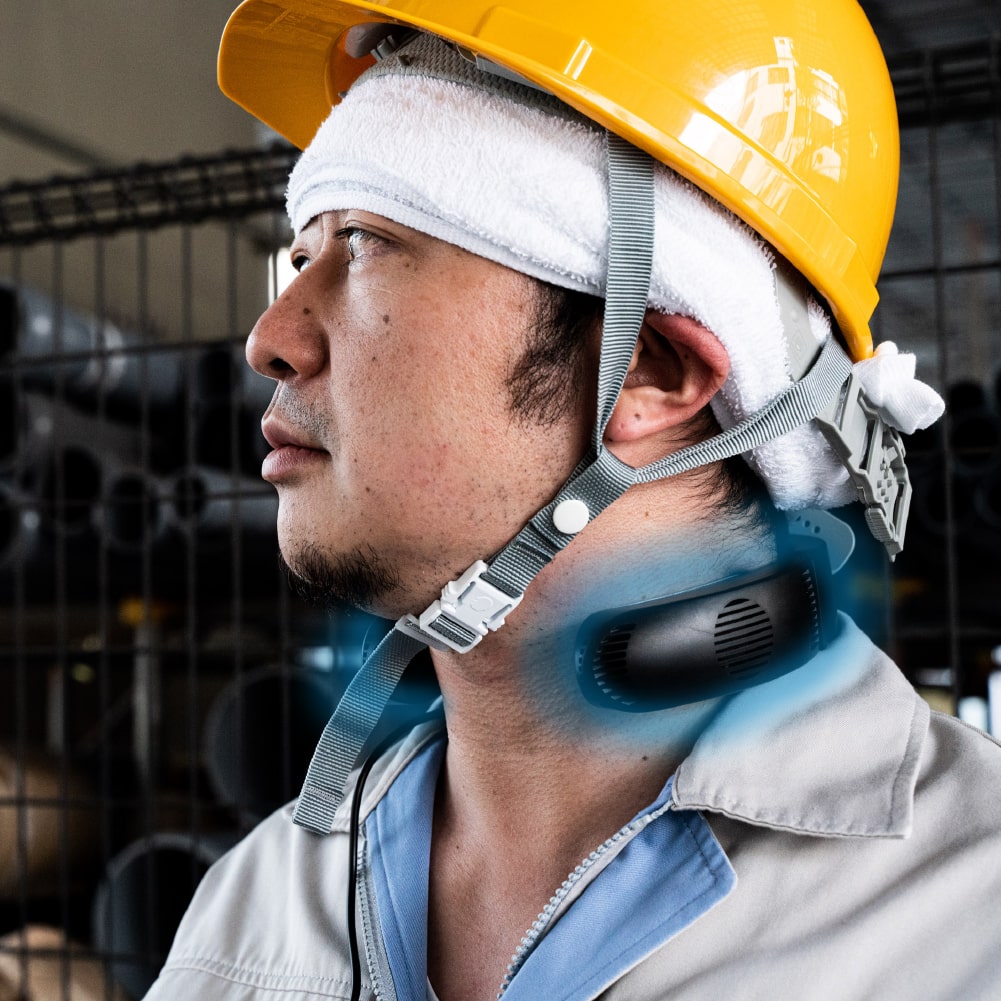 日本限定 【2個】サンコー バッテリー内蔵 ネッククーラー Proモデル