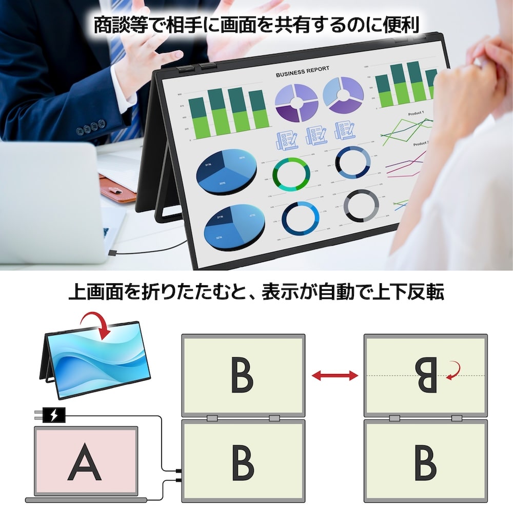 23.8インチ 上下2画面拡張デュアルモニター 4K DMBG25HBK-4K 23.8インチ上下2画面拡張デュアルモニター 4K | 【公式】サンコー通販