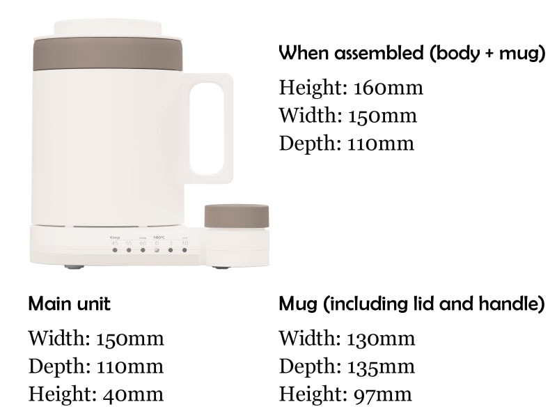 English] Electric Mug Kettle | 【公式】サンコー通販サイト