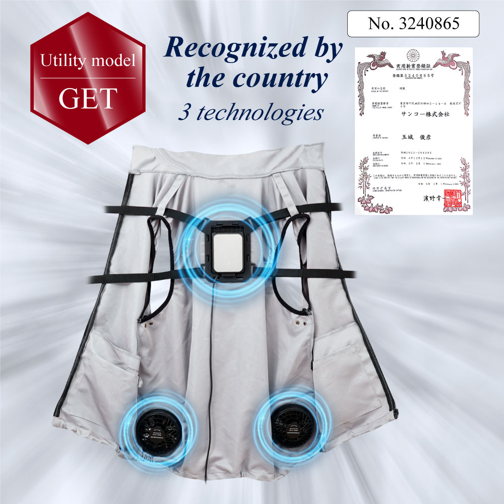 might COOL VEST 2着セット English] Cooling Vest 2 | 【公式】サンコー通販サイト