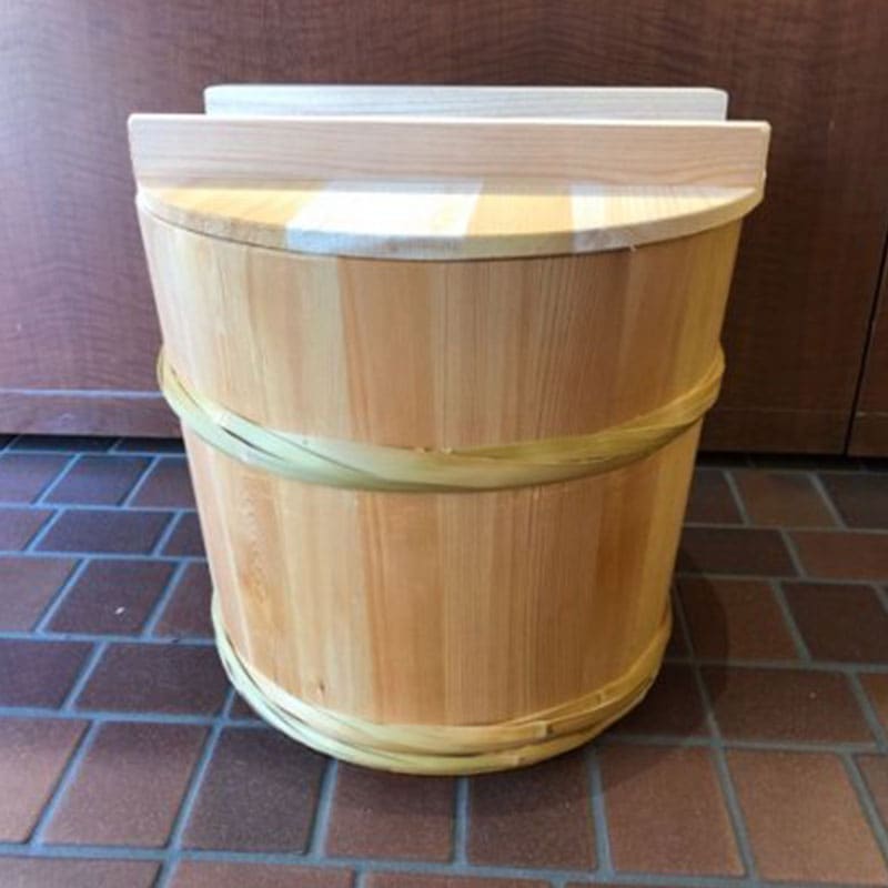 天然さわらの漬物樽（1斗樽）漬物桶 竹タガ｜ありがとねっと｜千葉県