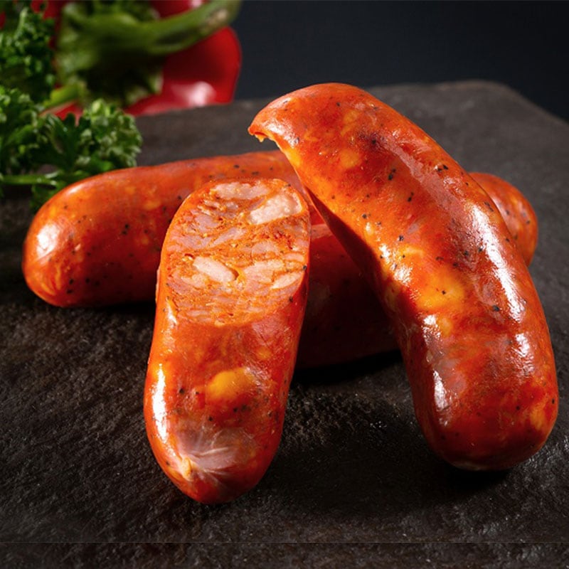 千葉県産氷温（R）熟成超粗挽ソーセージ パプリカチョリソータイプ