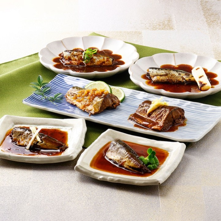 千葉県自慢の銚子産「骨まで柔らかく食べられる煮魚」【常温】国産さば・あじ・いわし煮魚6種セット（12食 / 24食 / 36食）