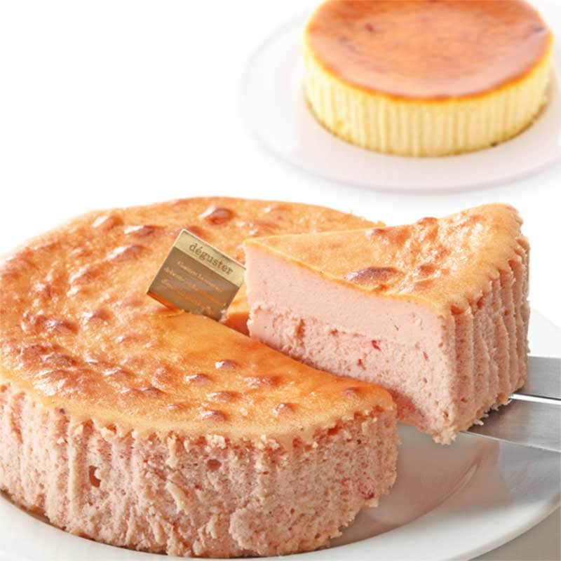 KINUNOWA（キヌノワ）チーズケーキ プレーン＆いちご 2ホールセット