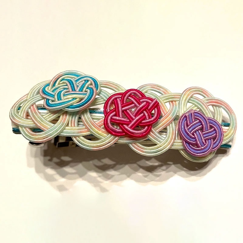 No.139 水引バレッタ ハンドメイド 髪飾り 水引HANA髪飾り(バレッタ)｜ありがとねっと｜千葉県特産物ネット
