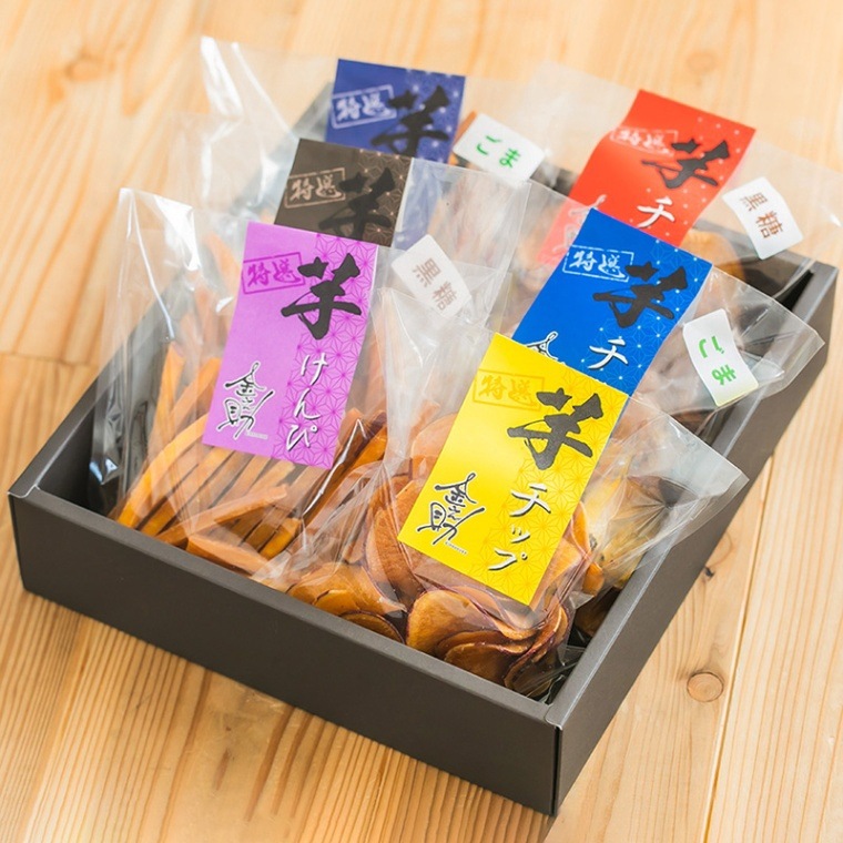 芋けんぴ・チップ箱詰（中）｜ありがとねっと｜千葉県特産物