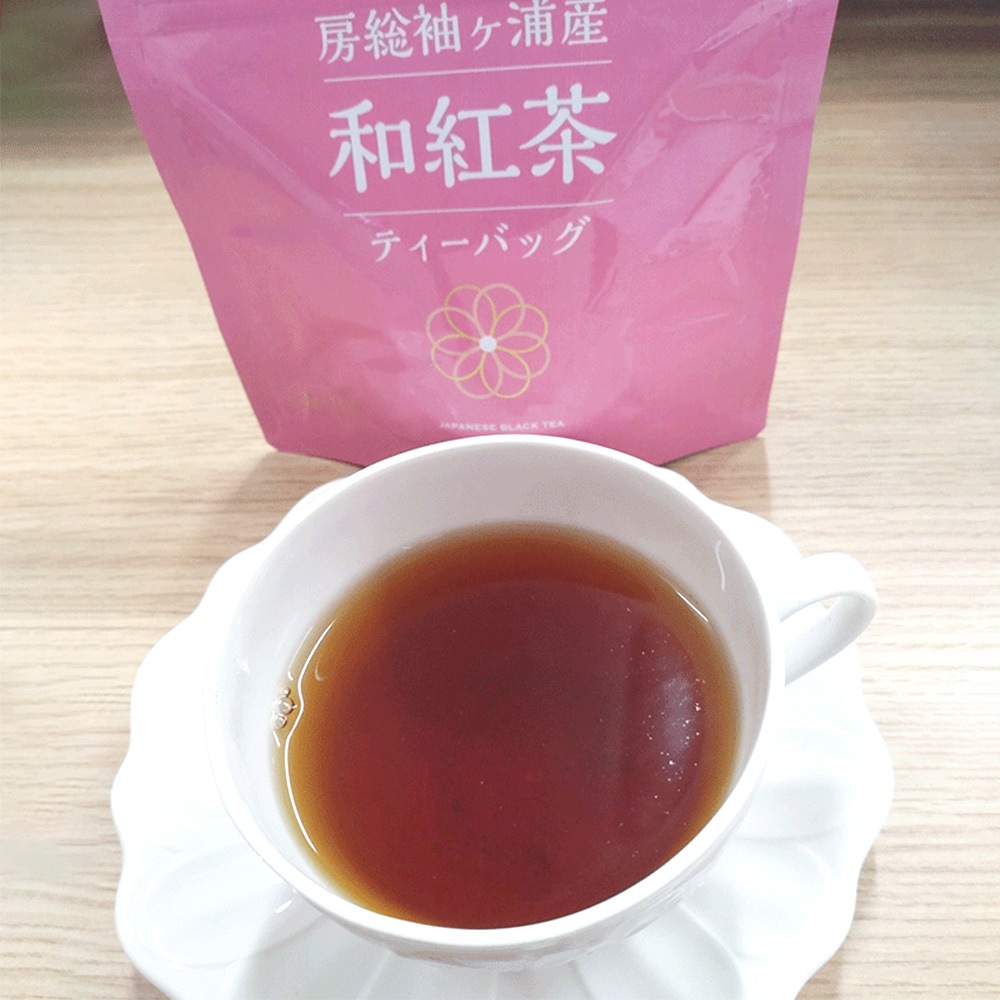 袖ケ浦市特産推奨品 自然栽培 和紅茶 ティーバッグ 30g（3g×10