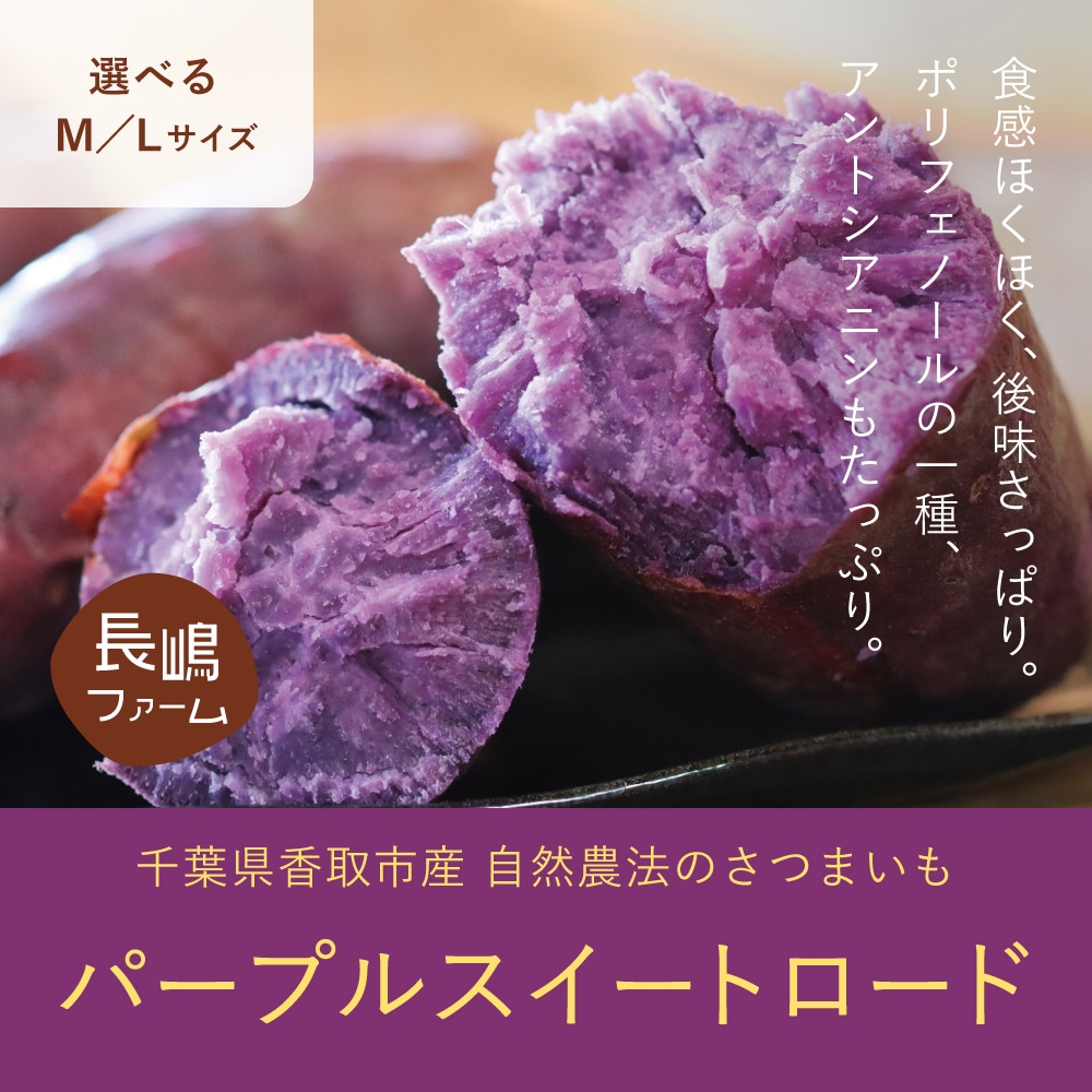 予約販売】さつまいも パープルスイートロード 5kg（Lサイズ