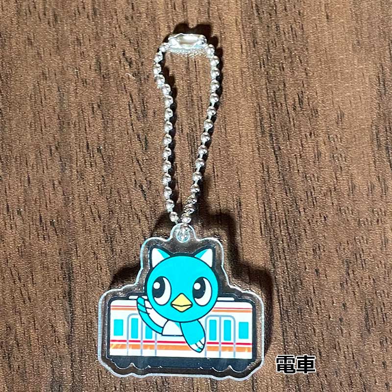 八千代市イメージキャラクター【やっち】のボールチェーンストラップ