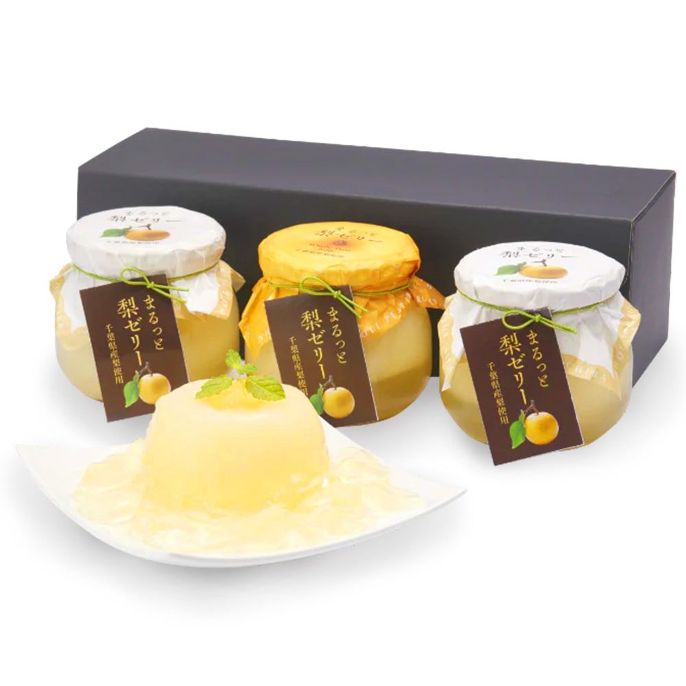 千葉県産和梨使用まるっと梨ゼリー（2個 / 3個）｜ありがとねっと