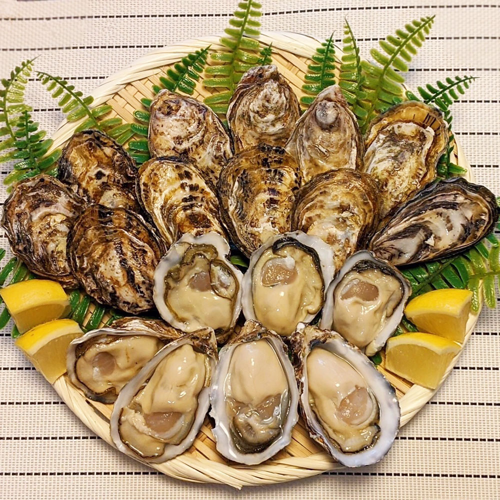 マガキ】「江戸前オイスター」（2年牡蠣）中サイズ（約100g）10個 / 20