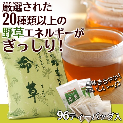 命草茶(めいそうちゃ) 96ティーバッグ入り｜トータルヘルスデザイン