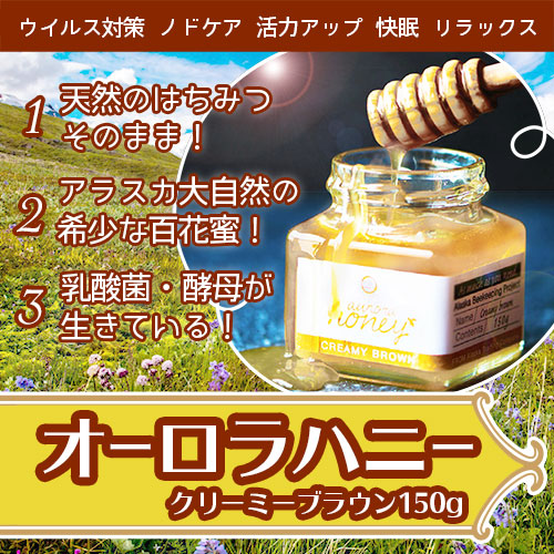 オーロラハニー クリーミーブラウン 150g｜トータルヘルスデザイン公式