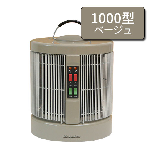 【2022年製】暖話室 1000型 (ベージュ) 遠赤外線パネルヒーター 夢暖房 遠赤外線パネルヒーター 暖話室 1000型（ベージュ）｜トータル