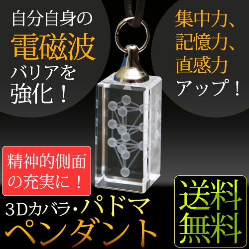 【新品・未使用】3Dカバラ（パドマ）ペンダント 3Dカバラ・パドマペンダント｜トータルヘルスデザイン公式