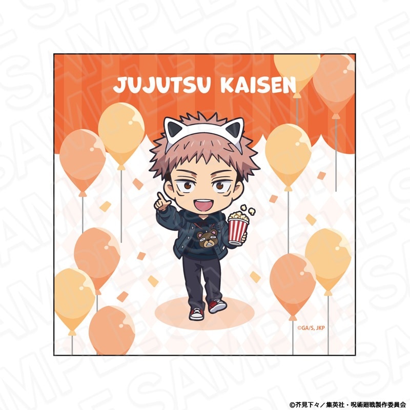 呪術廻戦　よみうりランド　カンバッジ　ミニアクリルスタンド　五条悟