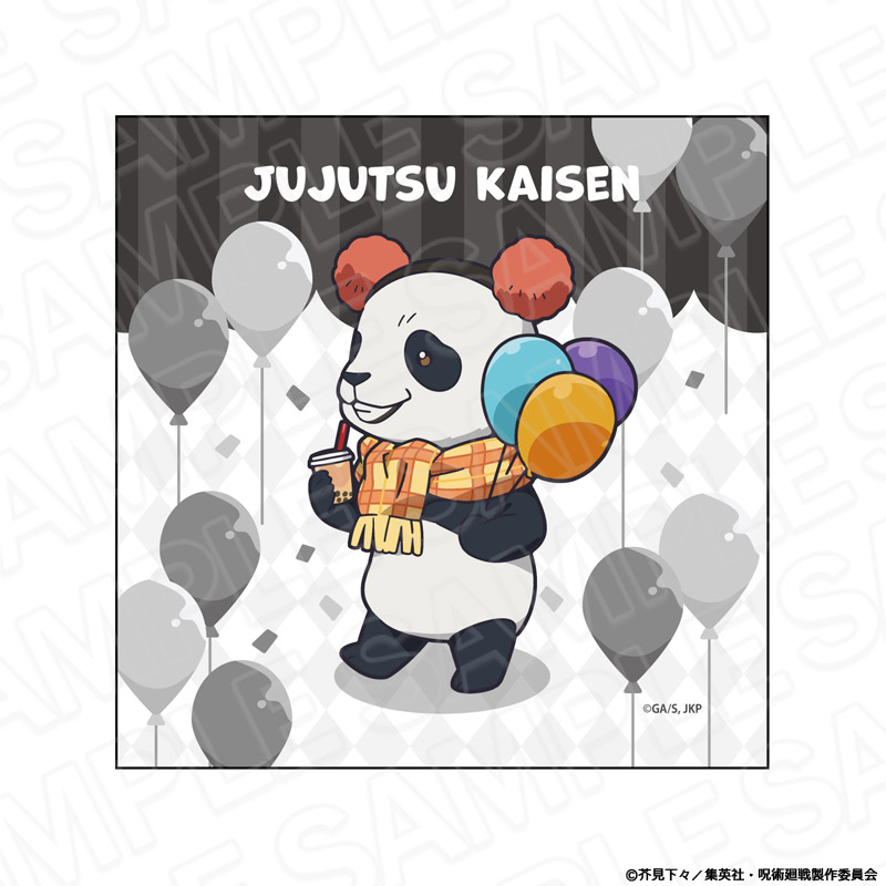 呪術廻戦×よみうりランド／TVアニメ「呪術廻戦」　マイクロファイバー　パンダ　遊園地ミニキャラ ver.【2025年2月下旬～3月中旬以降順次発送】
