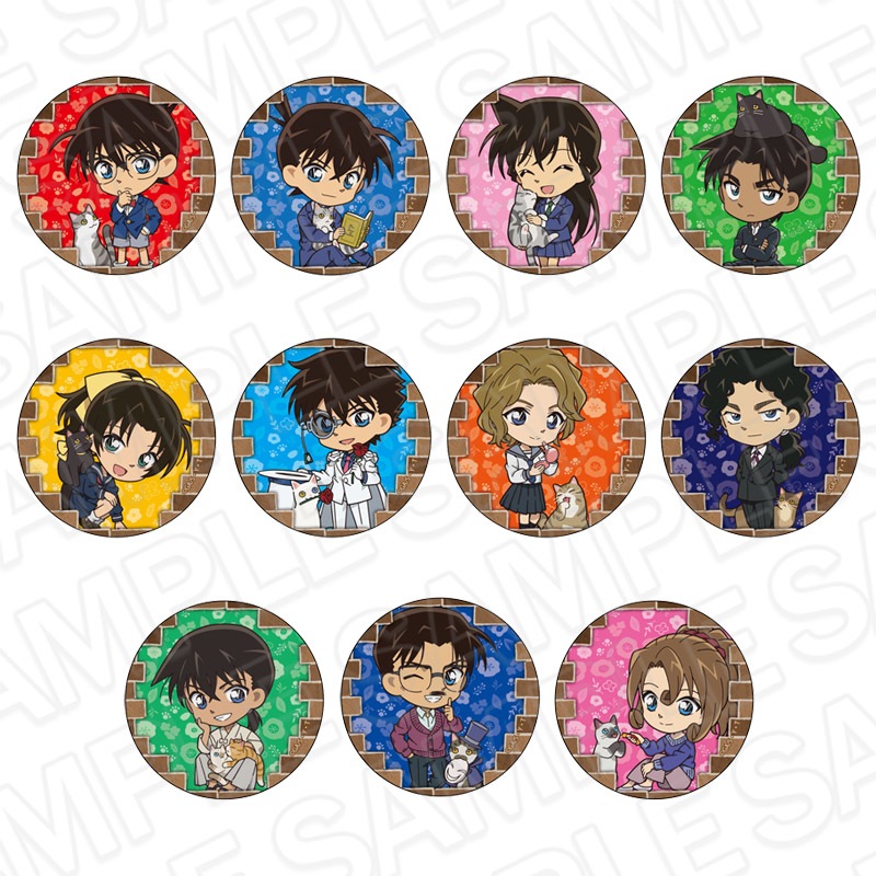 名探偵コナン　カンバッジ(ブラインド)　デフォルメねこ ver.3　セット【2024年7月下旬頃発売予定】