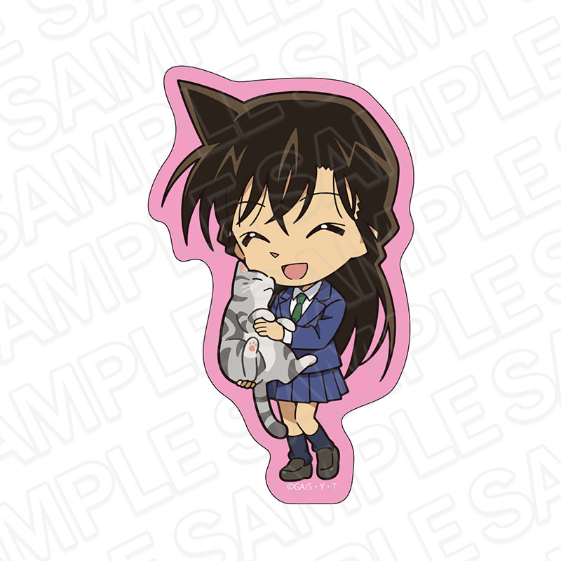 名探偵コナン　ダイカットステッカー　毛利蘭　デフォルメねこ ver.3【2024年7月下旬頃発売予定】