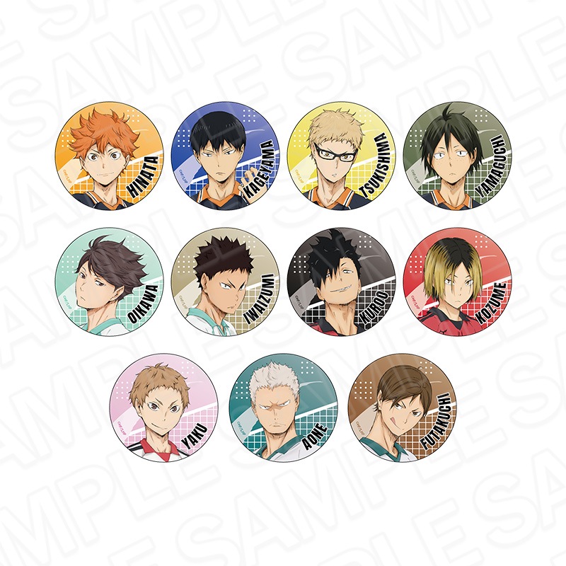 アニメ「ハイキュー!!」　カンバッジ(ブラインド)　vol.1　セット【2024年9月下旬～10月上旬以降順次発送】