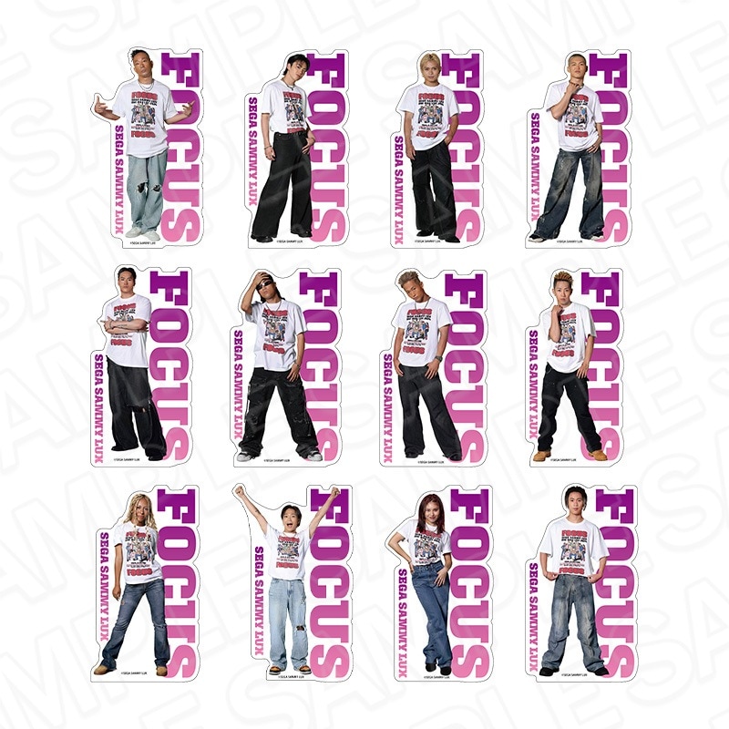 【公式通販】SEGA SAMMY LUX　ダイカットステッカー(ブラインド)　ONE MAN LIVE 2024 ver.【ご注文から2ヶ月前後でお届け予定】